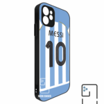 Funda Tipo Bumper Argentina 2006 Local Atras Dorsal Messi