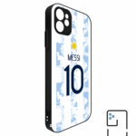 Funda Tipo Bumper Argentina 2020 Local Atras Dorsal Messi