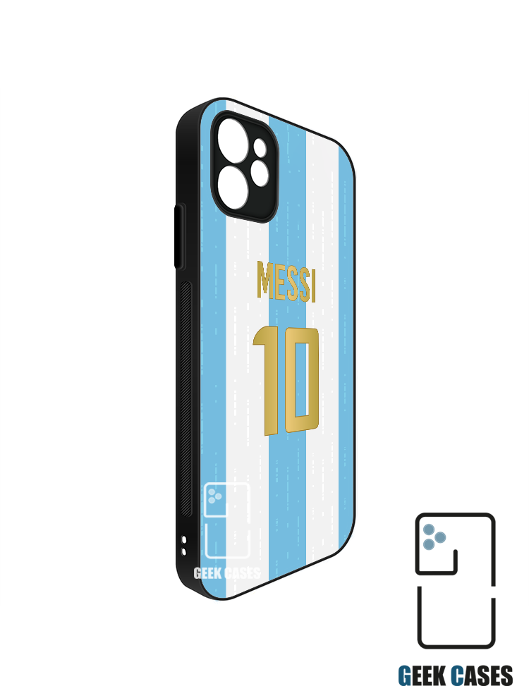 Argentina 2024 Local Atras Dorsal Messi Funda Tipo Bumper Argentina 2024 Local Atras Dorsal Messi - Imagen 1