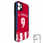Funda Tipo Bumper Atletico de Madrid 17-18 Local Dorsal F TORRES
