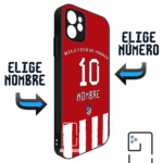 Funda Tipo Bumper Atletico de Madrid 20-21 Local Dorsal