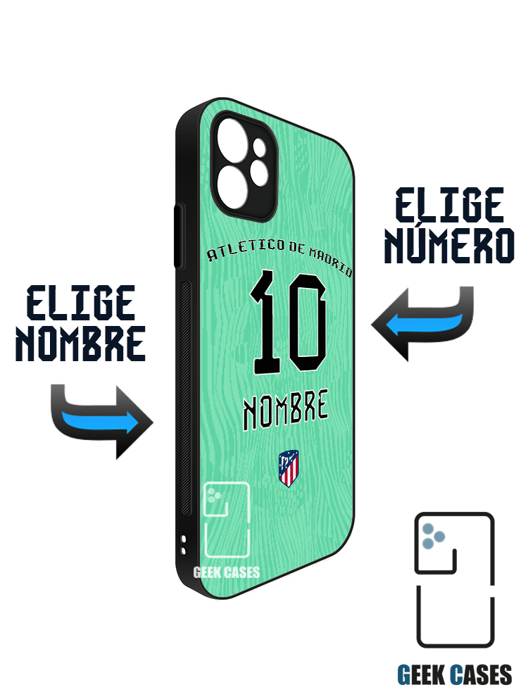 Atletico de Madrid 23-24 Tercero Dorsal Funda Tipo Bumper Atletico de Madrid 23-24 Tercero Dorsal - Imagen 1