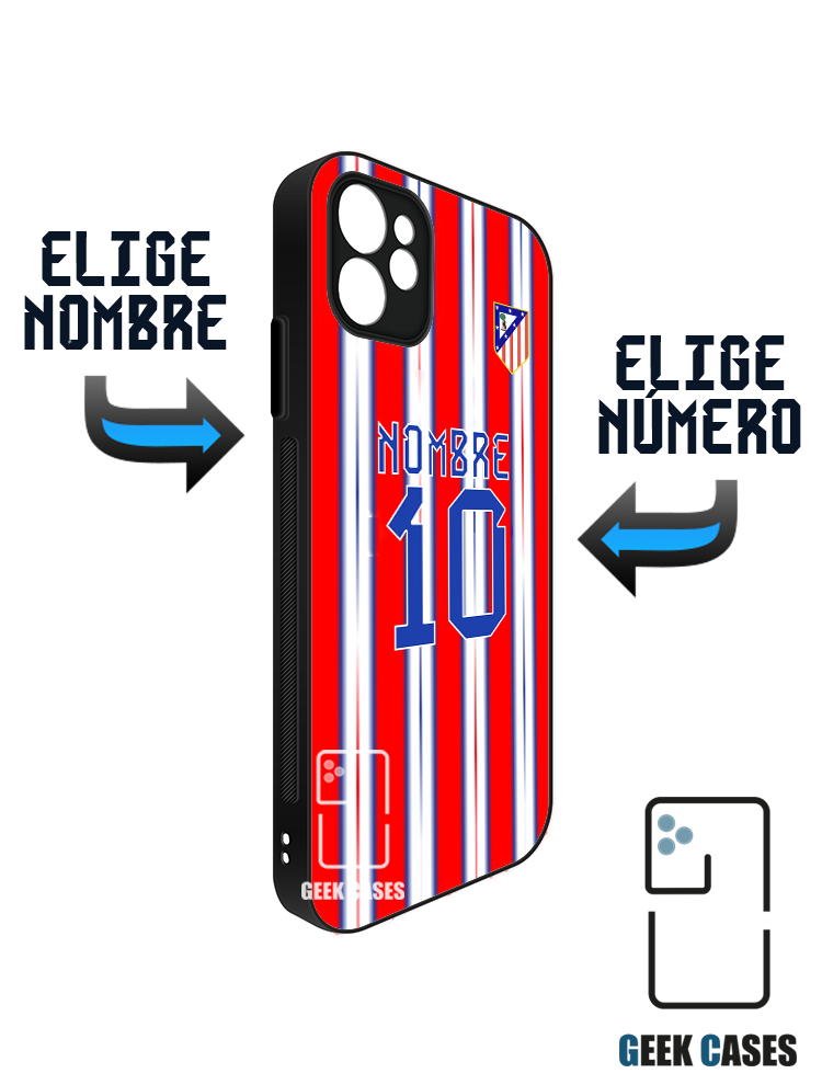 Atletico de Madrid 24-25 Local Funda Tipo Bumper Atletico de Madrid 24-25 Local - Imagen 1