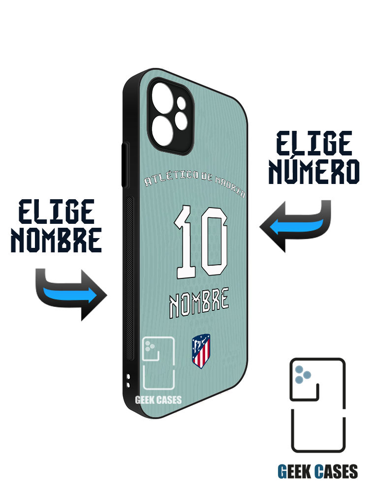 Atletico de Madrid 24-25 Visita Atras Funda Tipo Bumper Atletico de Madrid 24-25 Visita Atras - Imagen 1