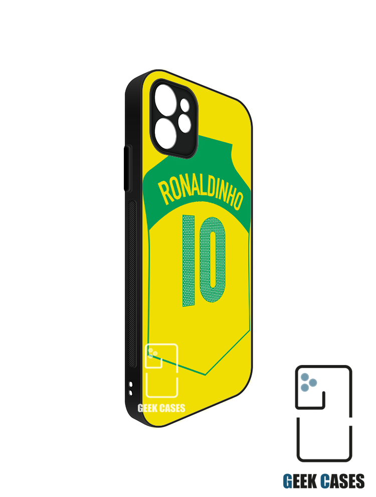 Brasil 2004 Local Atrs Dorsal Ronaldhino Funda Tipo Bumper Brasil 2004 Local Atras Dorsal Ronaldhino - Imagen 1