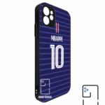 Funda Tipo Bumper Francia 2020 Local Atras Dorsal Mbappe