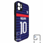 Funda Tipo Bumper Francia 2020 Local Dorsal Mbappe