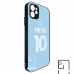 Funda Tipo Bumper Inter de Mami 25-26 Tercero Atras Dorsal Messi