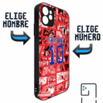 Funda Tipo Bumper Japon Concepto Dragon Ball 2 Rojo