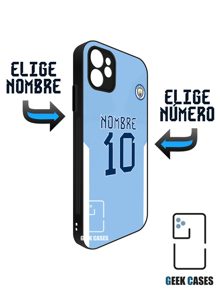 Manchester City 17-18 Local Funda Tipo Bumper Manchester City 17-18 Local - Imagen 1