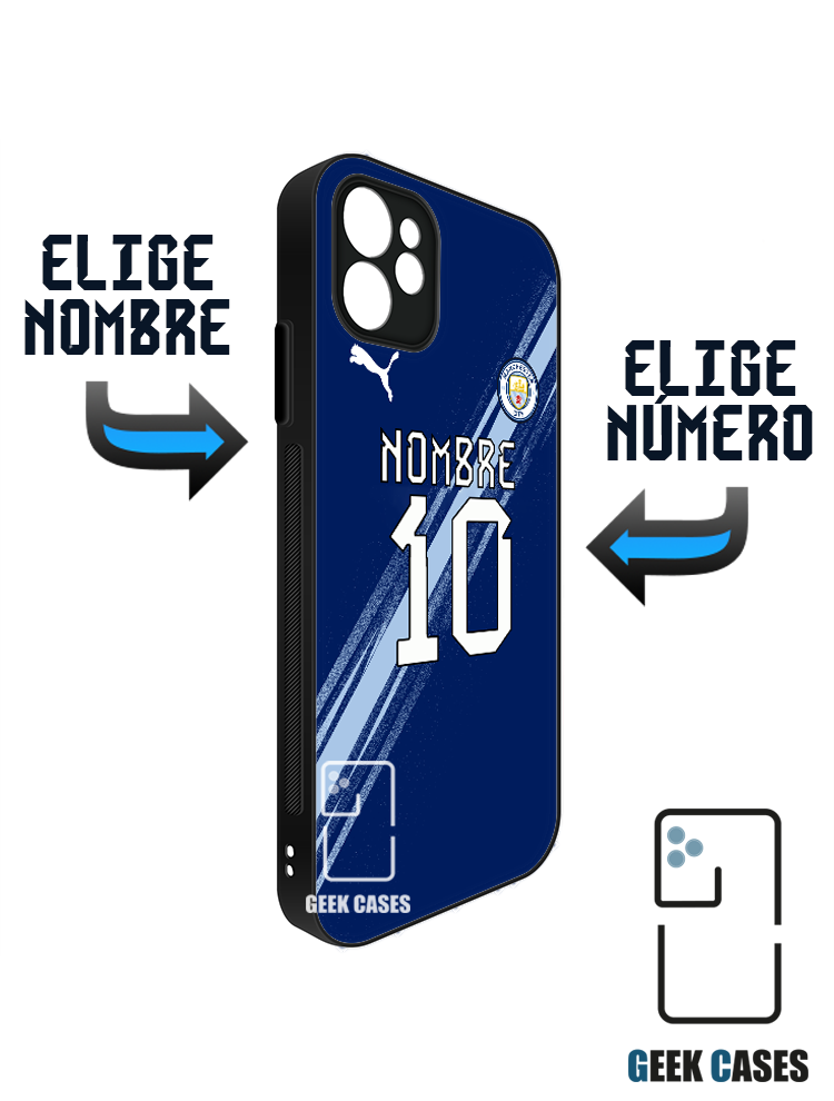 Manchester City 25-26 Local Concepto Funda Tipo Bumper Manchester City 25-26 Local Concepto - Imagen 1