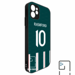 Funda Tipo Bumper Manchester United 23-24 Visita Atras Dorsal Rashford