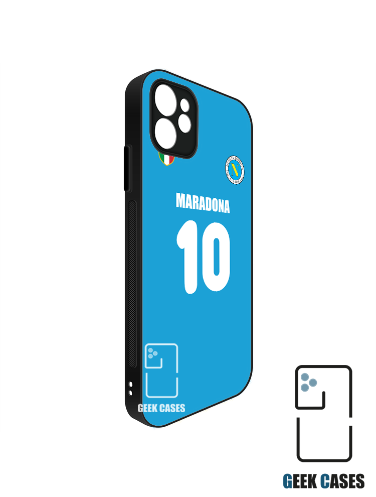 Maradona Napoli Dorsal 1986 Local Funda Tipo Bumper Maradona Napoli Dorsal 1986 Local - Imagen 1