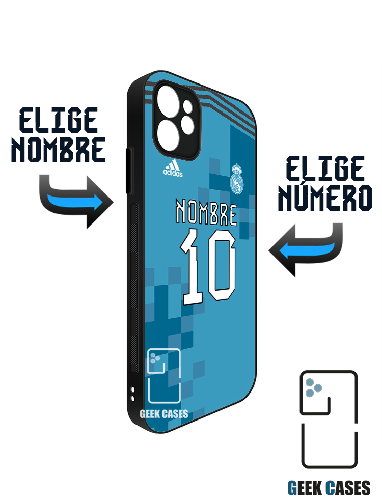 Real Madri 17-18 Tercero Funda Tipo Bumper Real Madrid 17-18 Tercero - Imagen 1