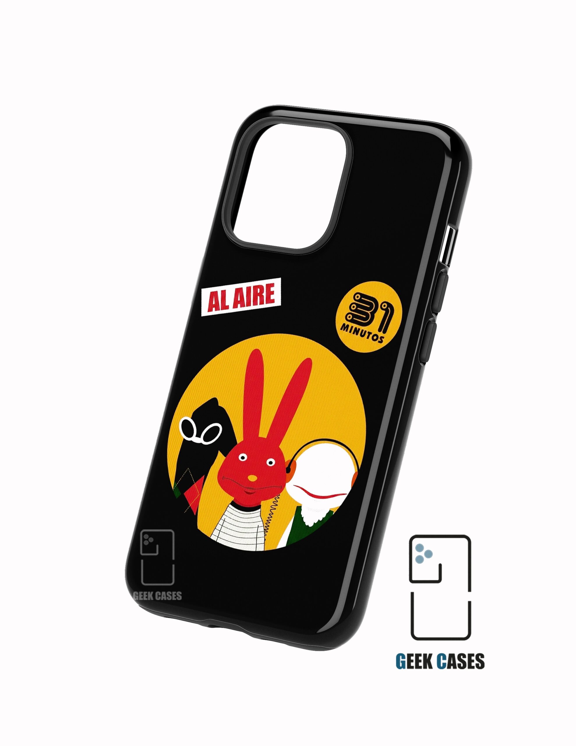 31 MINUTOS FULL COLOR 3D 14 Funda Full Color Doble Protección 31 Minutos Día Ilógico - Imagen 1