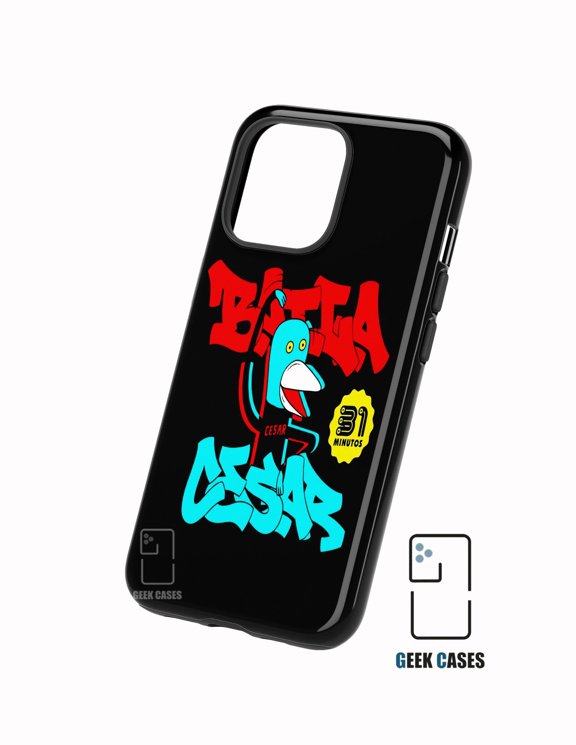 Funda Full Color Doble Protección 31 Minutos Nube Absurda