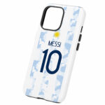 Funda Full Color Doble Protección Argentina Local 2020 Dorsal Messi
