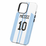 Funda Full Color Doble Protección Argentina Local 2022 Dorsal Messi