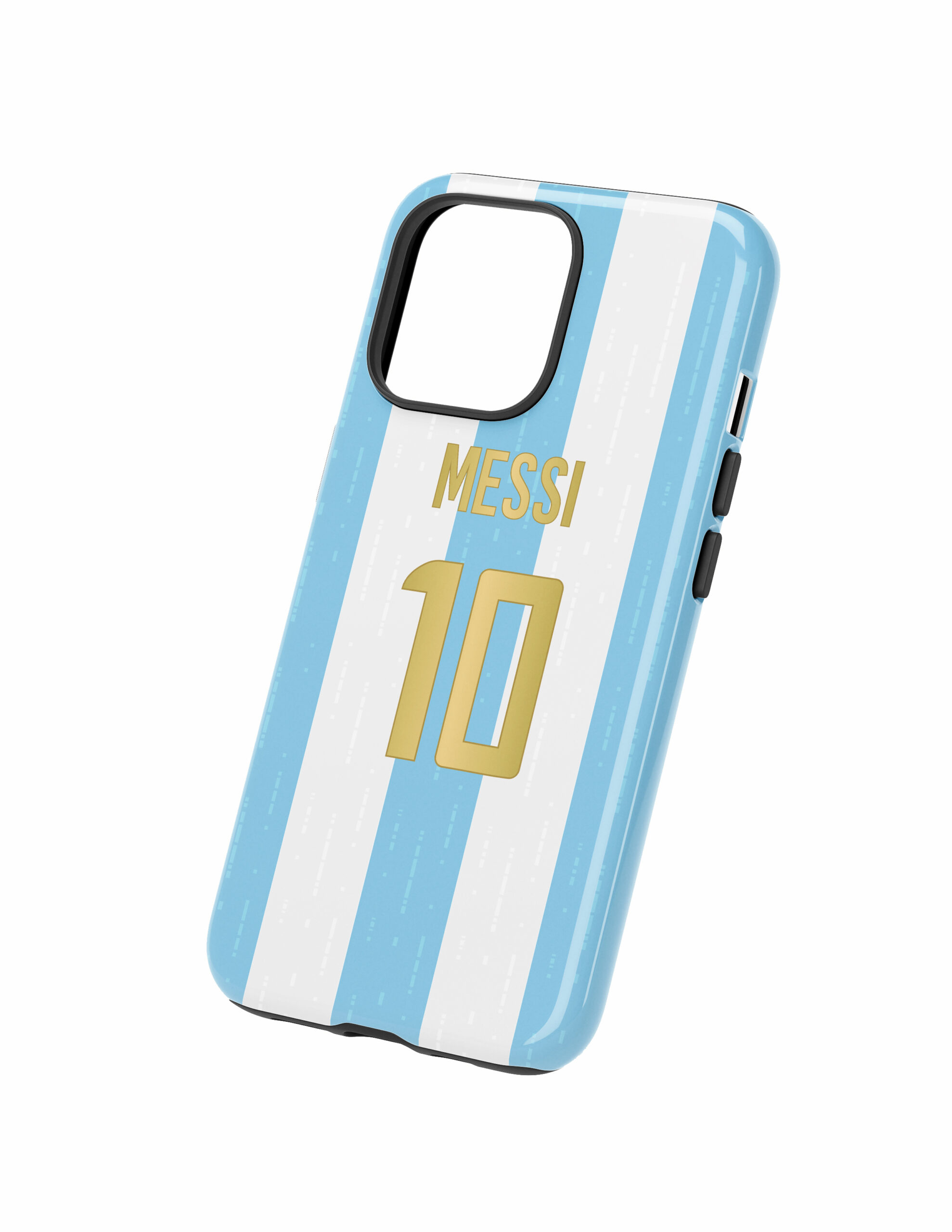 3D Argentina 2024 Local Atras Dorsal Messi Funda Full Color Doble Protección Argentina Local 2024 Dorsal Messi - Imagen 1