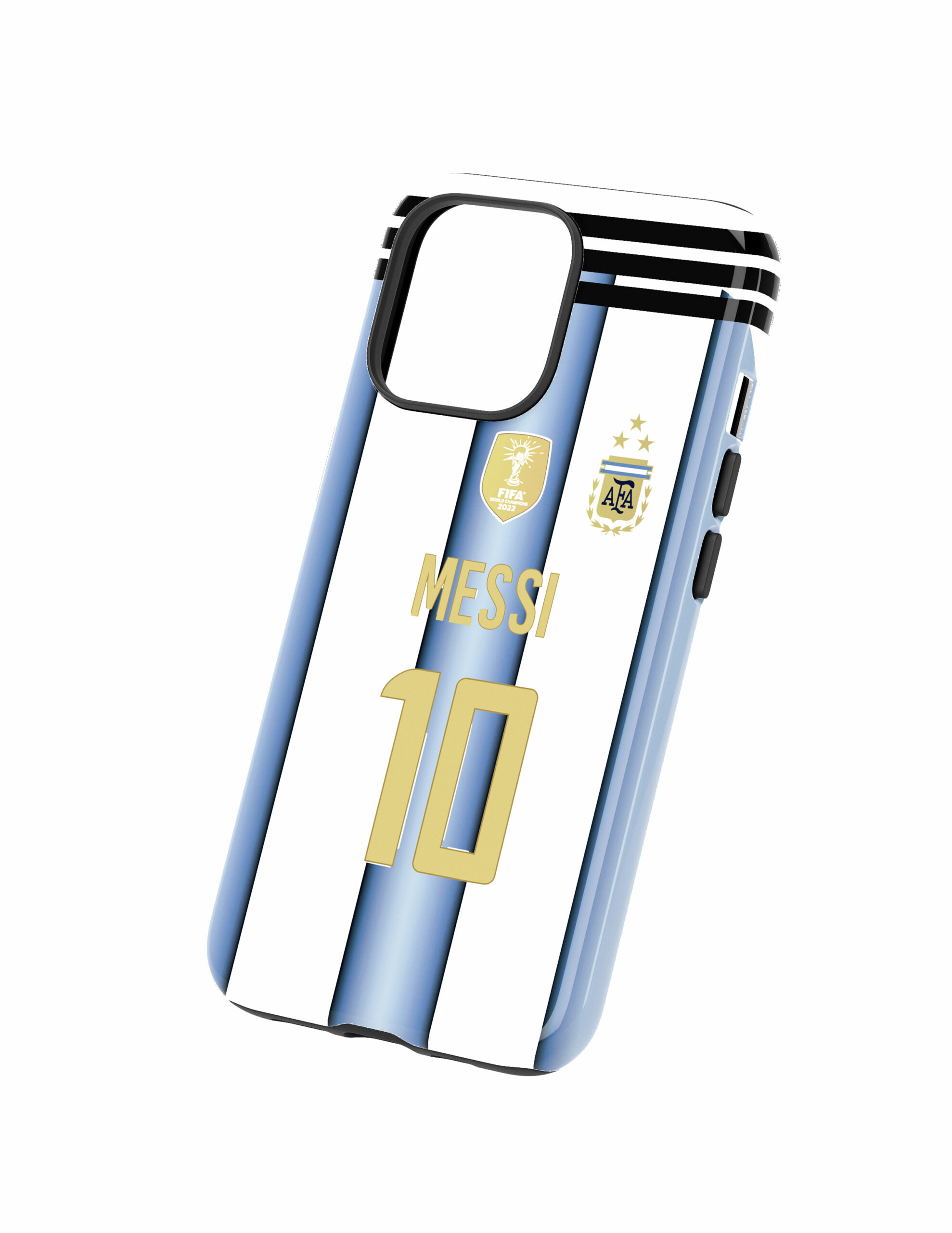 3D Argentina 2025 Local Dorsal Messi Funda Full Color Doble Protección Argentina Local Mundial 2026 Messi - Imagen 1