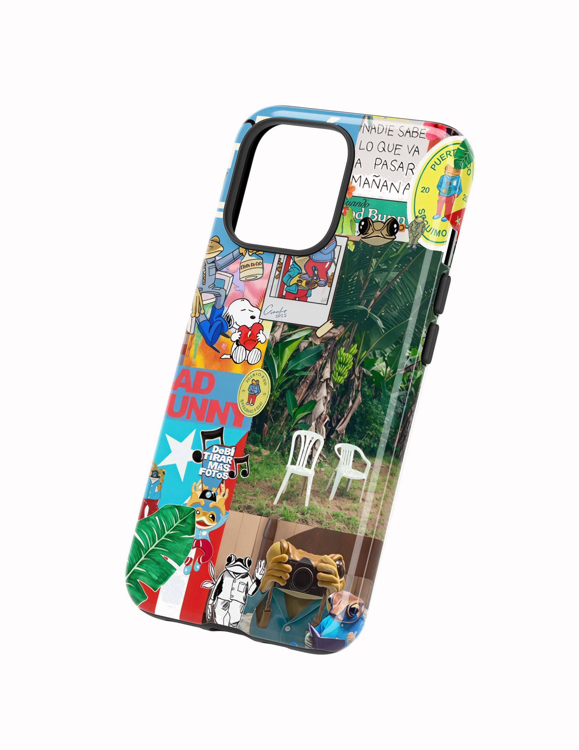 3D Bad Bunny 2 Funda Full Color Doble Protección Bad Bunny Callaíta Flow - Imagen 1