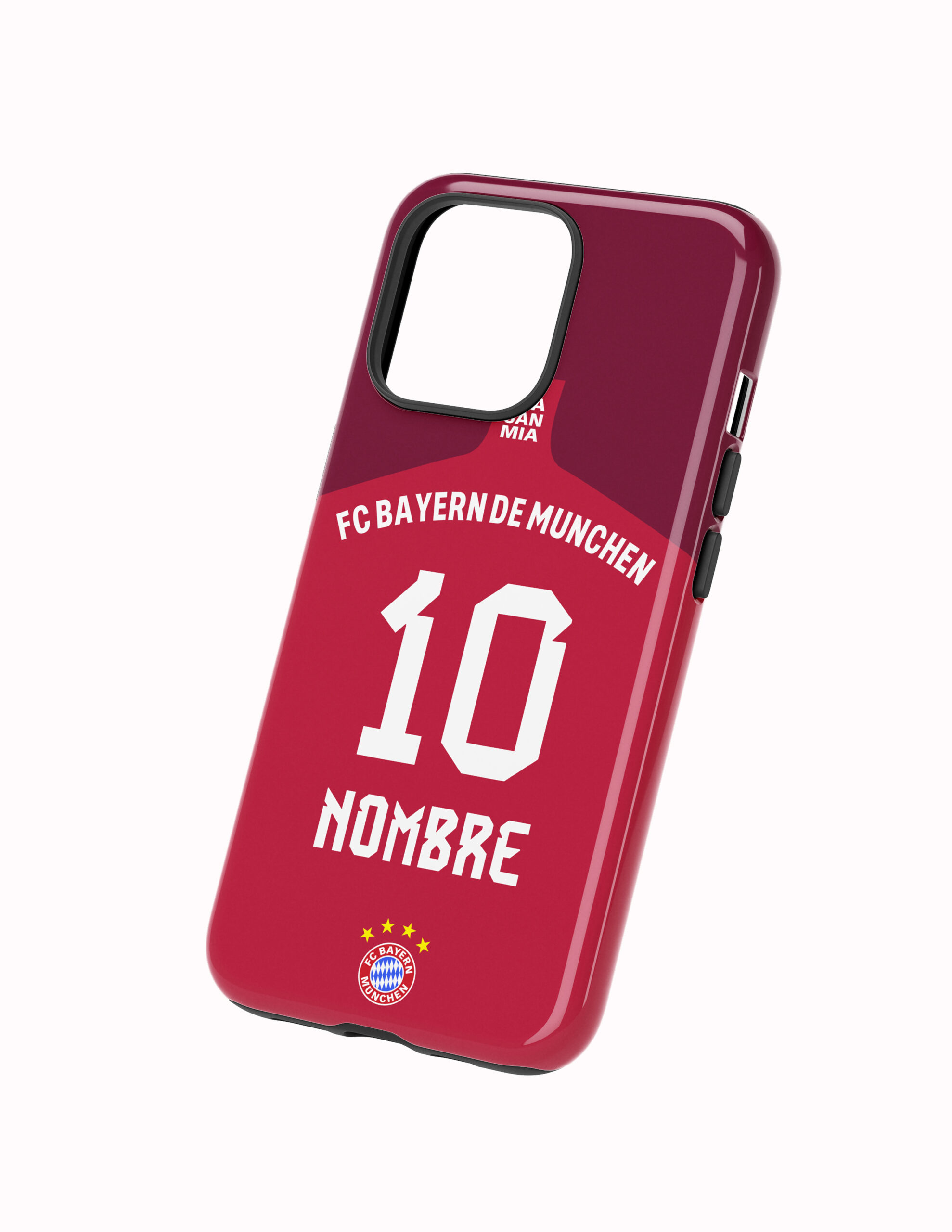 3D Bayern Munich 21-22 Local Dorsal Funda Full Color Doble Protección Bayern Múnich Local 2021-22 Dorsal - Imagen 1