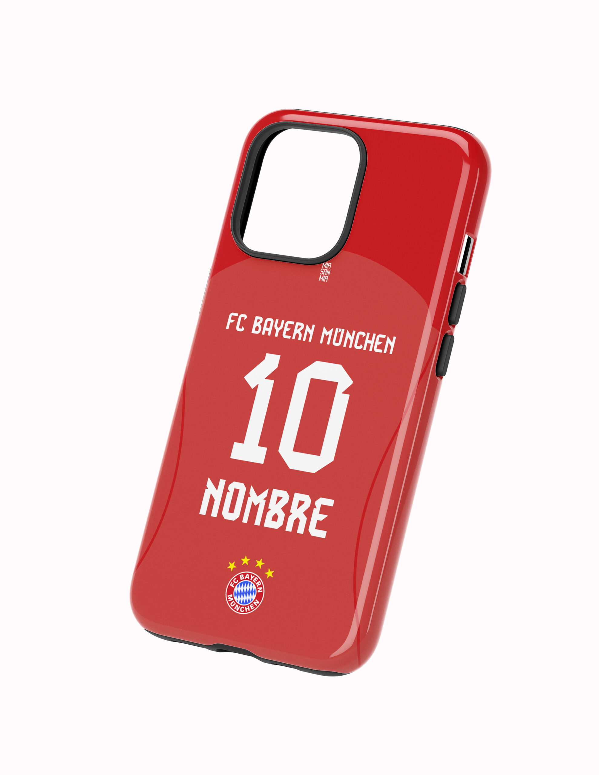 3D Bayern Munich 25-26 Local Dorsal Funda Full Color Doble Protección Bayern Múnich Local 2025-26 Dorsal - Imagen 1