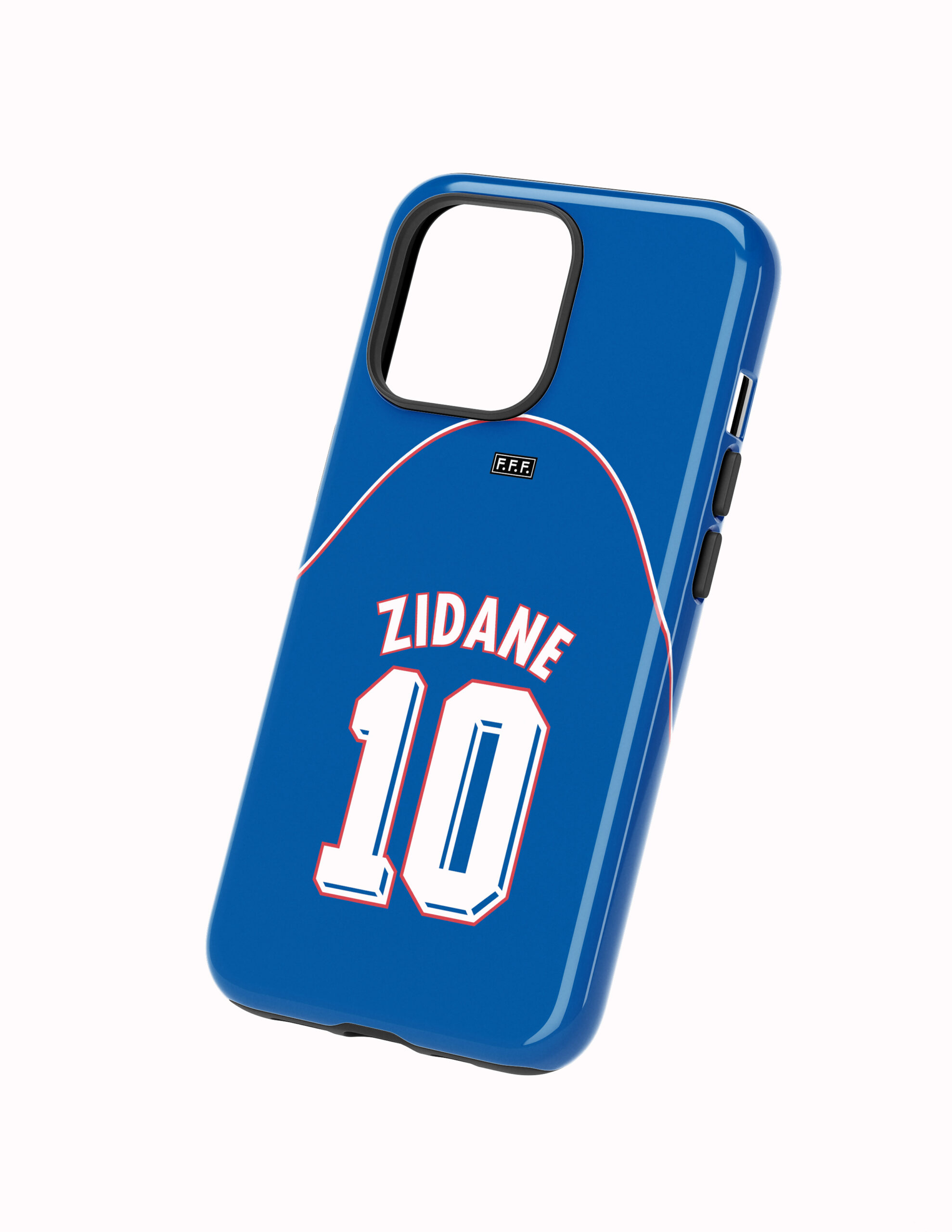 3D Francia 1998 Local Atras Dorsal Zidane Funda Full Color Doble Protección Francia Local 1998 Dorsal Zidane - Imagen 1