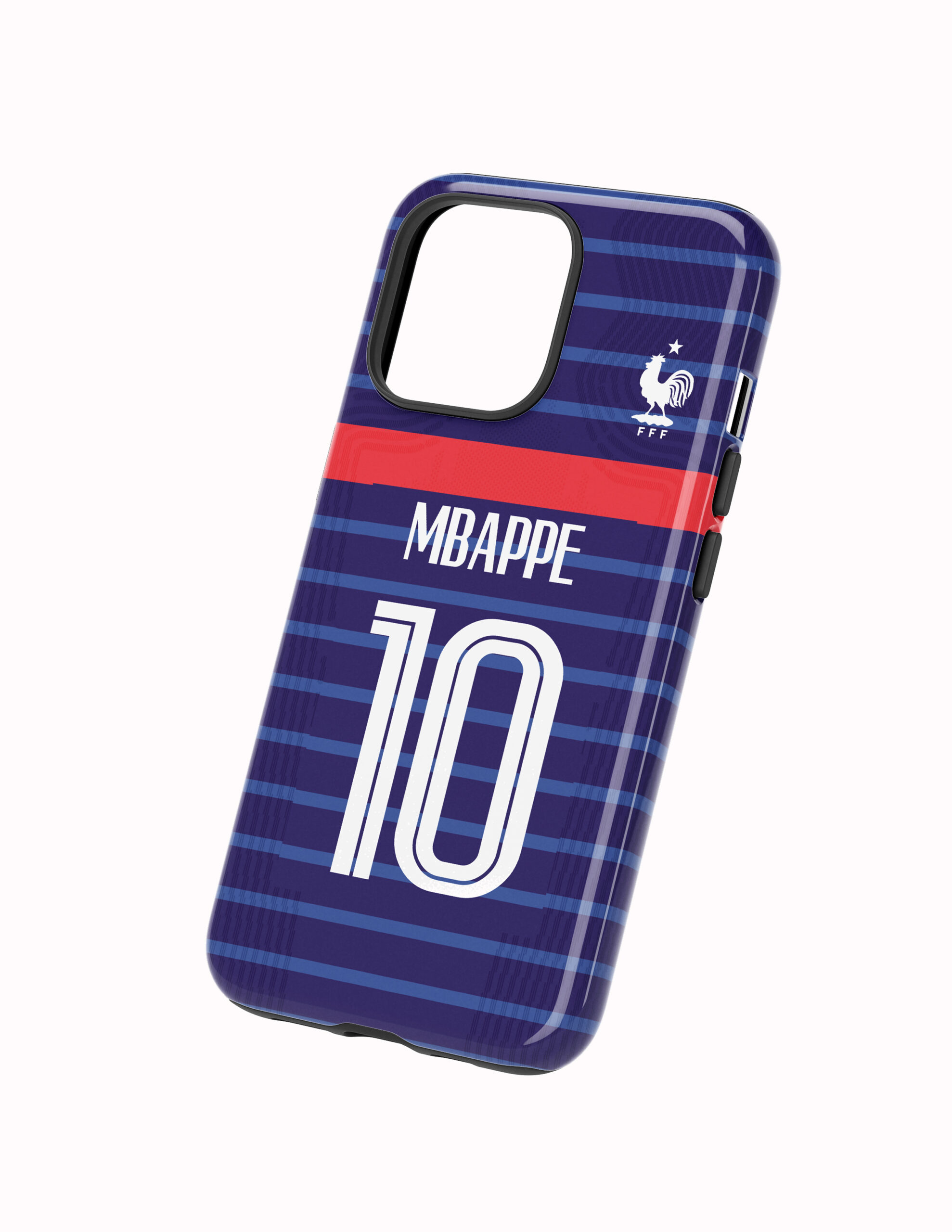 3D Francia 2020 Local Dorsal Mbappe Funda Full Color Doble Protección Francia Local 2020 Mbappe - Imagen 1