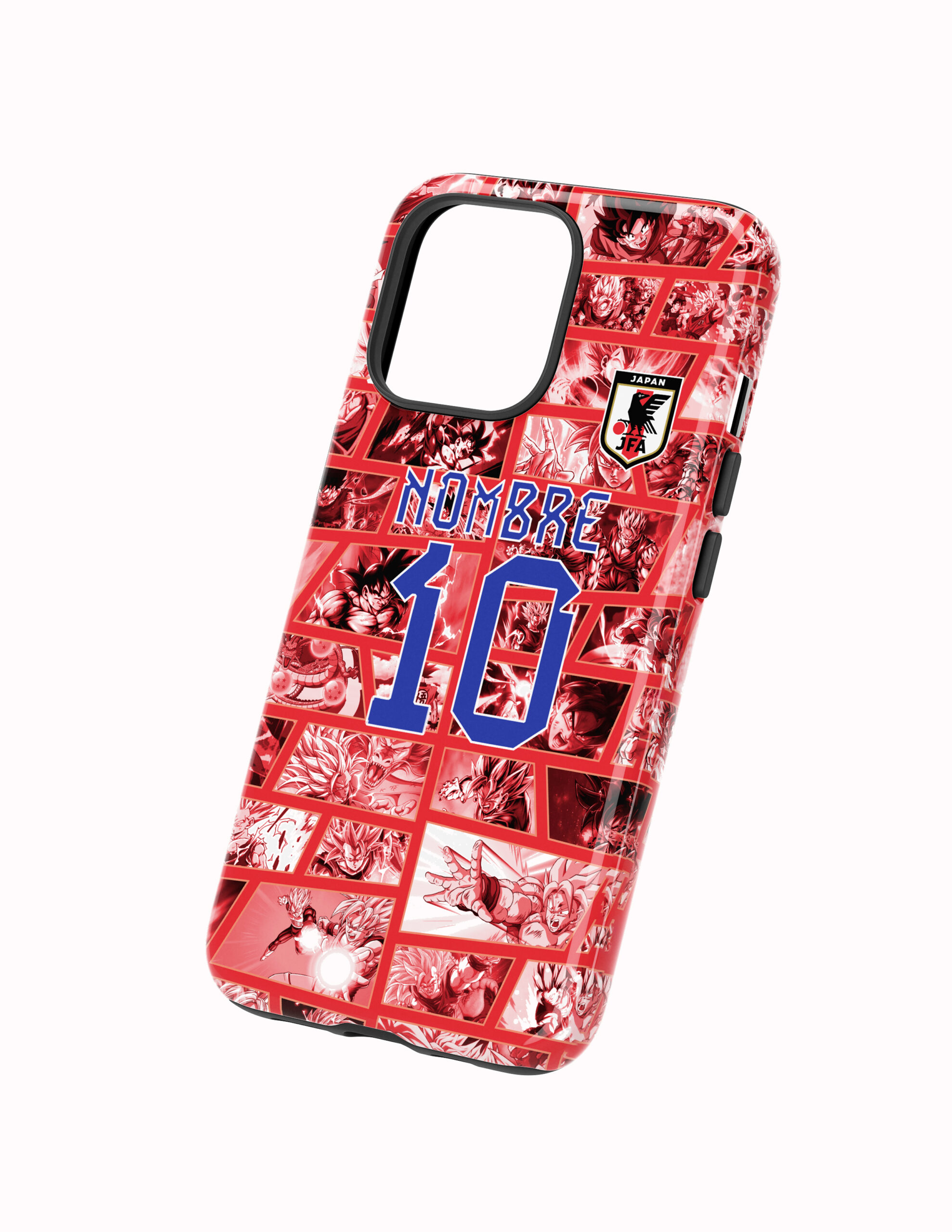 3D Japon Concepto Dragon Ball 2 Rojo Funda Full Color Doble Protección Japón Dragon Ball Concepto Rojo - Imagen 1