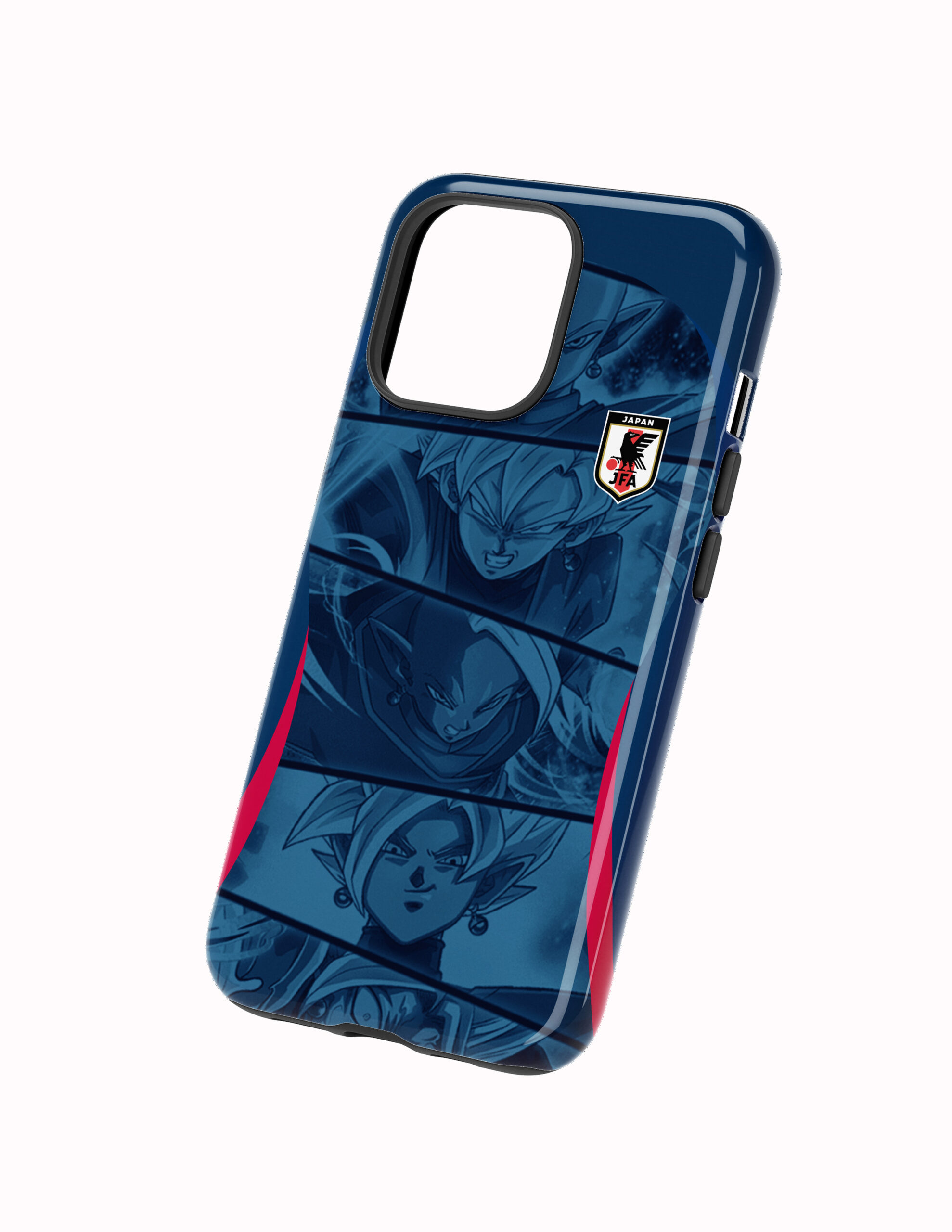 3D Japon Concepto Dragon Ball 3 Azul Funda Full Color Doble Protección Japón Dragon Ball Concepto Marino - Imagen 1