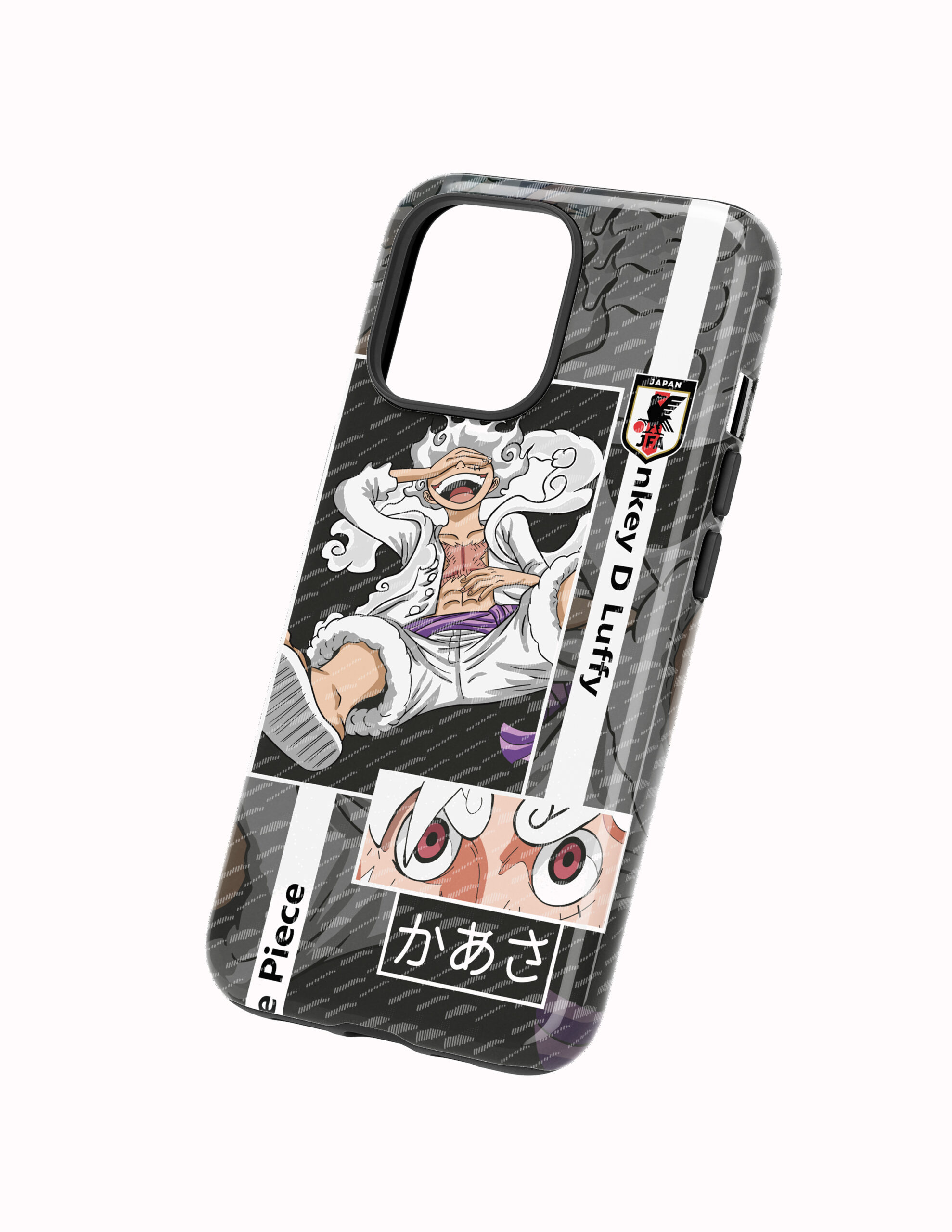 3D Japon Concepto One Piece Funda Full Color Doble Protección Japón One Piece Concepto Luffy - Imagen 1