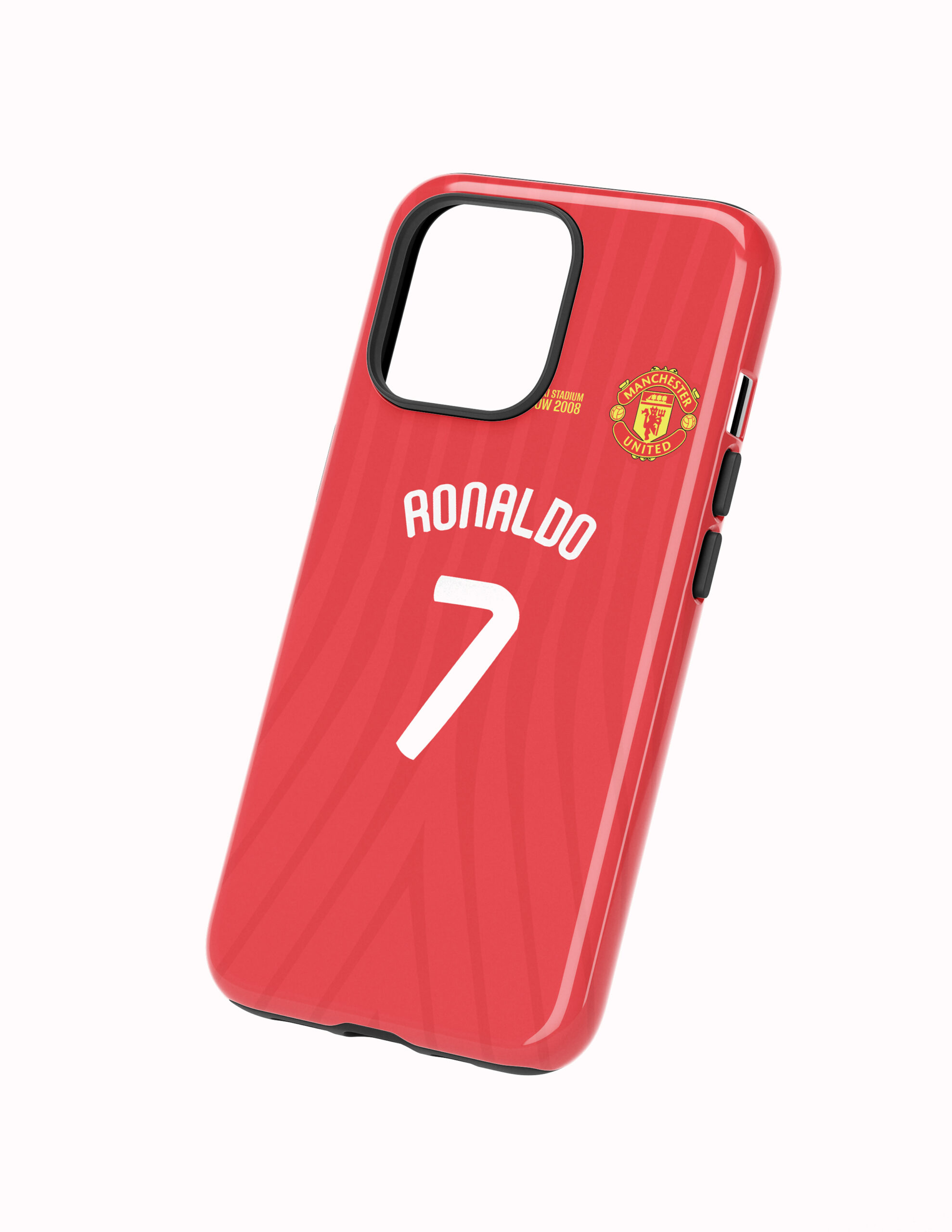 3D Manchester United 07-08 Local Dorsal CR7 Funda Full Color Doble Protección Manchester United Local 2007-08 CR7 - Imagen 1