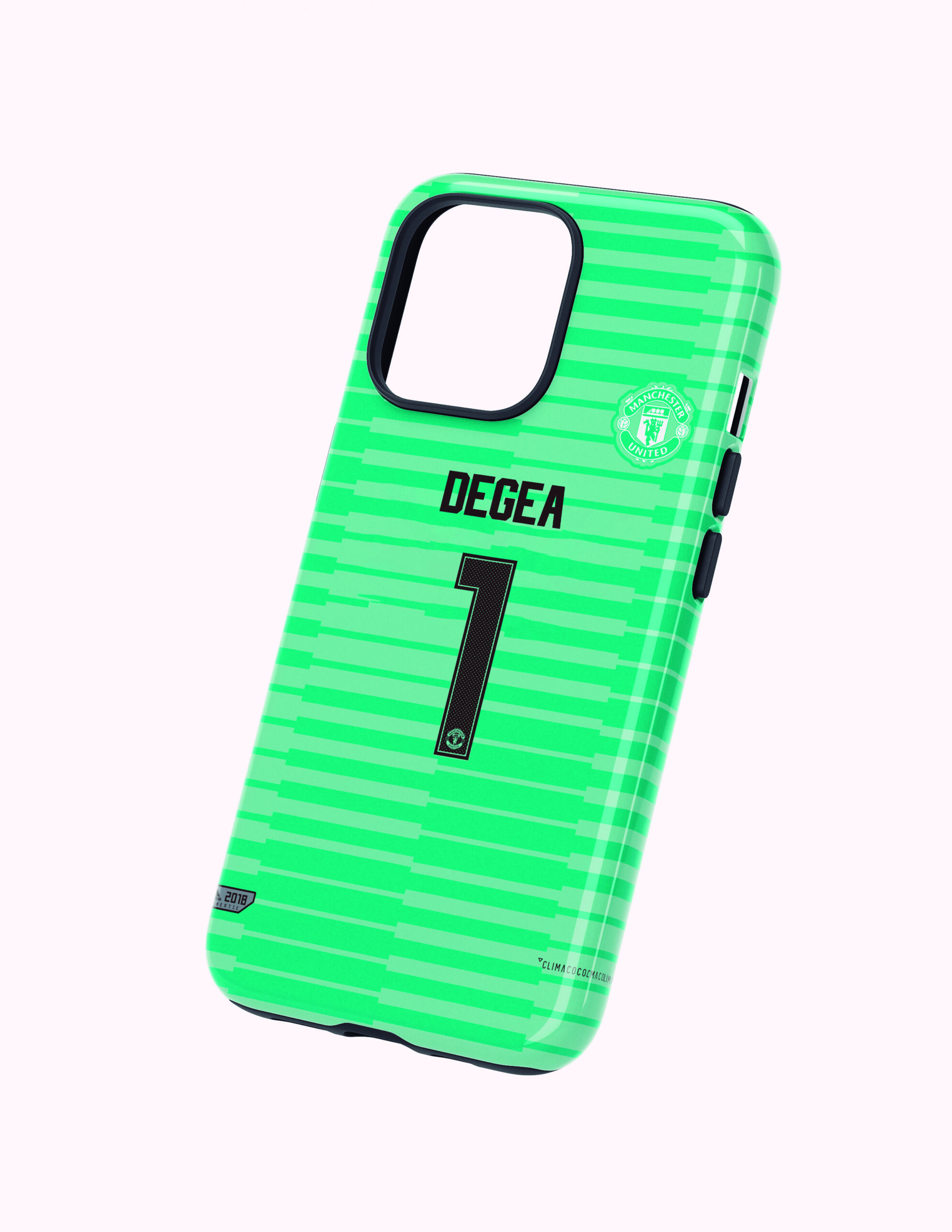 3D Manchester Unites 18-19 Portero Local Dorsal Degea Funda Full Color Doble Protección Manchester United Portero 2018-19 Degea - Imagen 1