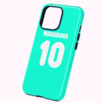 Funda Full Color Doble Protección Napoli Local Maradona Dorsal