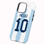 Funda Full Color Doble Protección Argentina Local 2022 Dorsal Messi