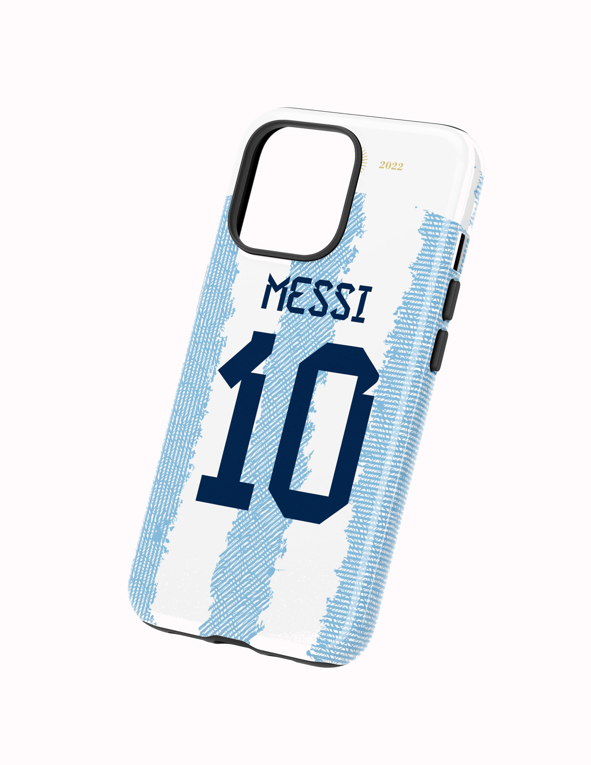 3D Messi Argentina 2022 Funda Full Color Doble Protección Argentina Local 2022 Dorsal Messi - Imagen 1