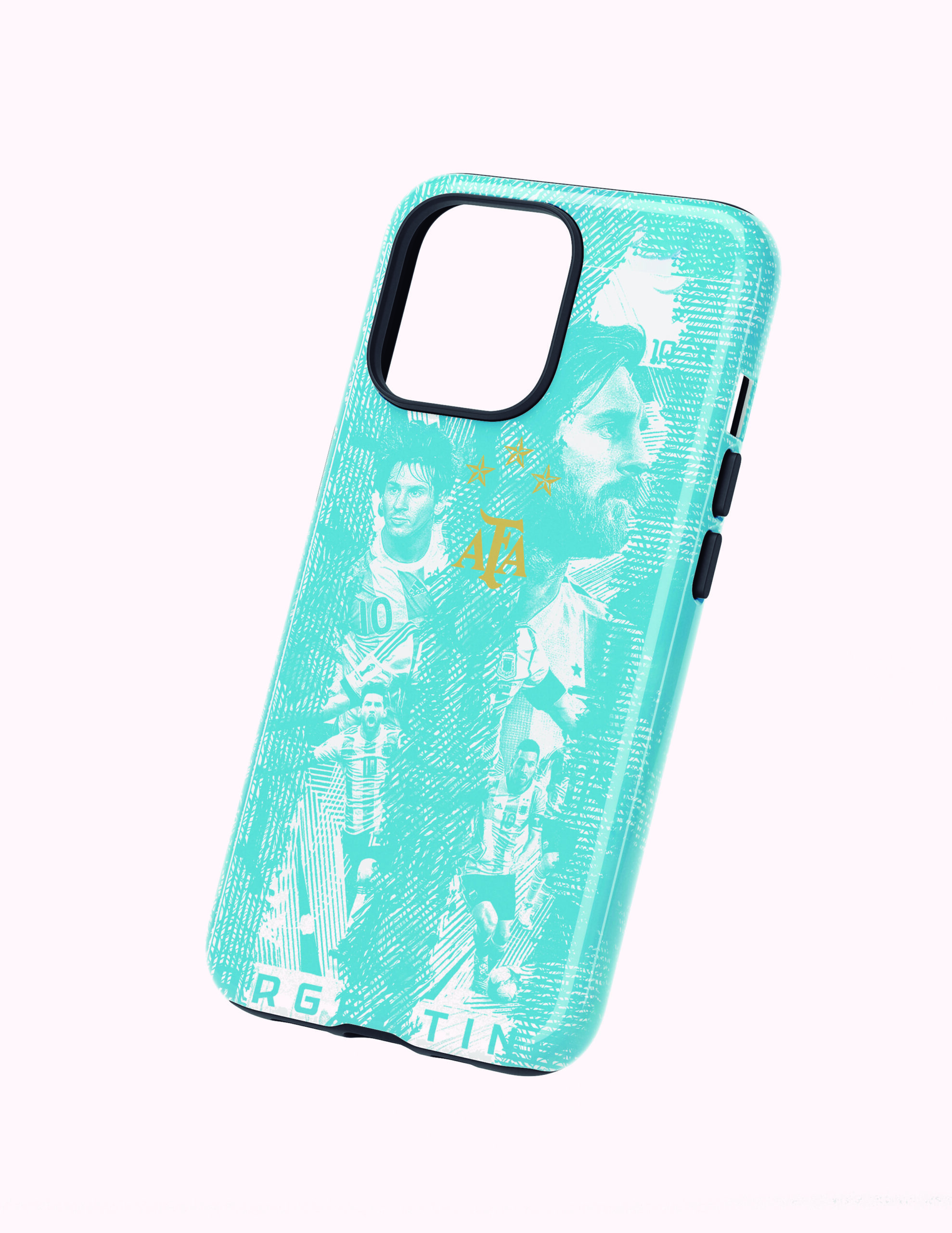 3D Messi Argentina Concepto Funda Full Color Doble Protección Argentina Local 2022 Messi - Imagen 1