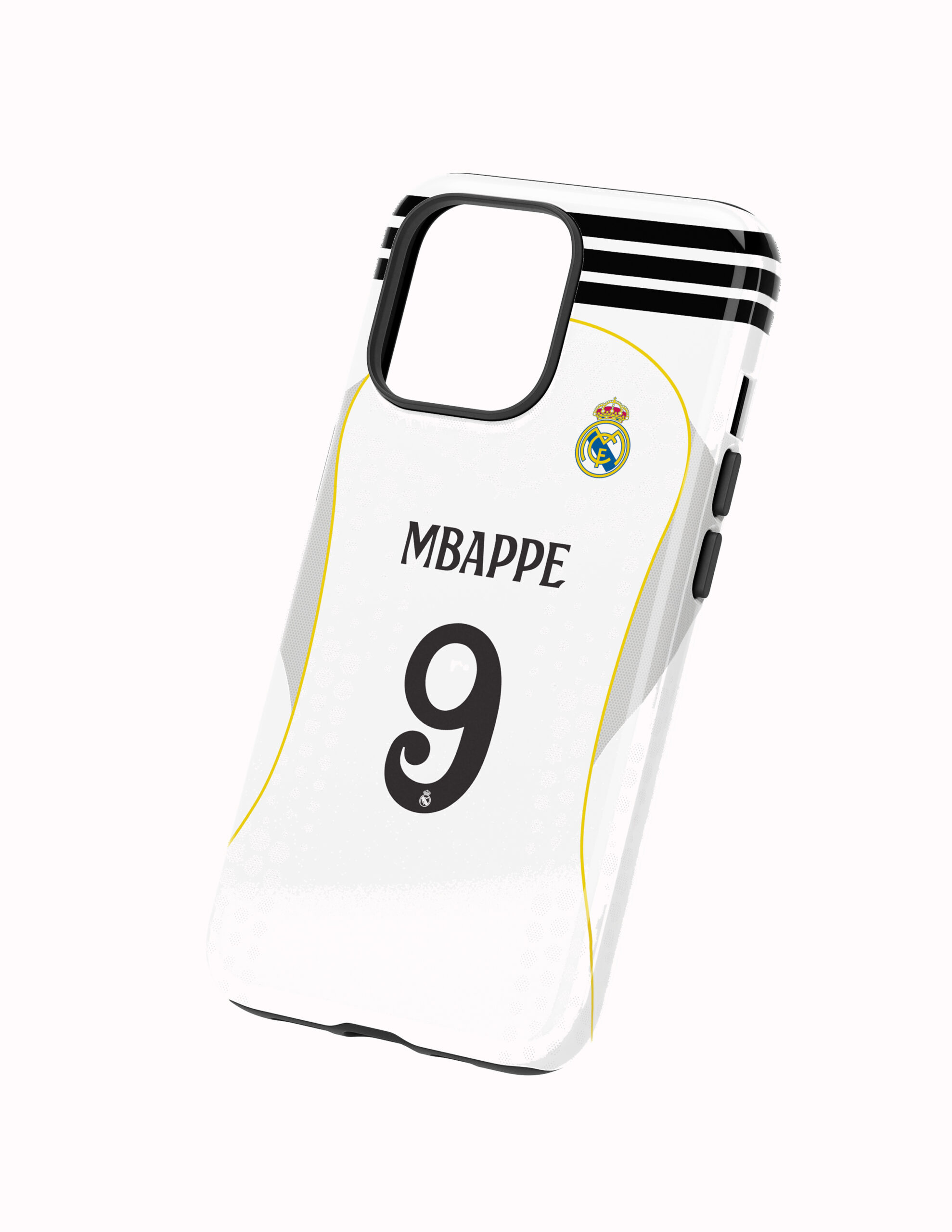 3D Real Madrid 25-26 Local Dorsal Mbappe Funda Full Color Doble Protección Real Madrid Local 2025-26 Mbappe - Imagen 1