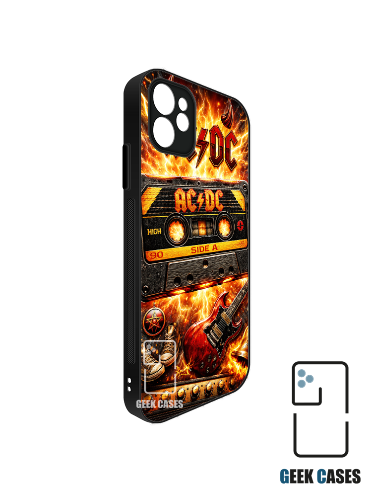 AC DC Bumper 2D 29 Funda Clásica Antigolpes AC/DC Voltage Storm - Imagen 1