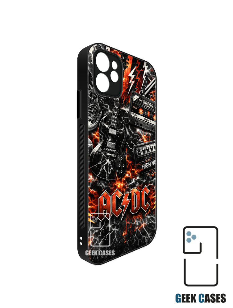 AC DC Bumper 2D 34 Funda Clásica Antigolpes AC/DC Heavy Voltage - Imagen 1