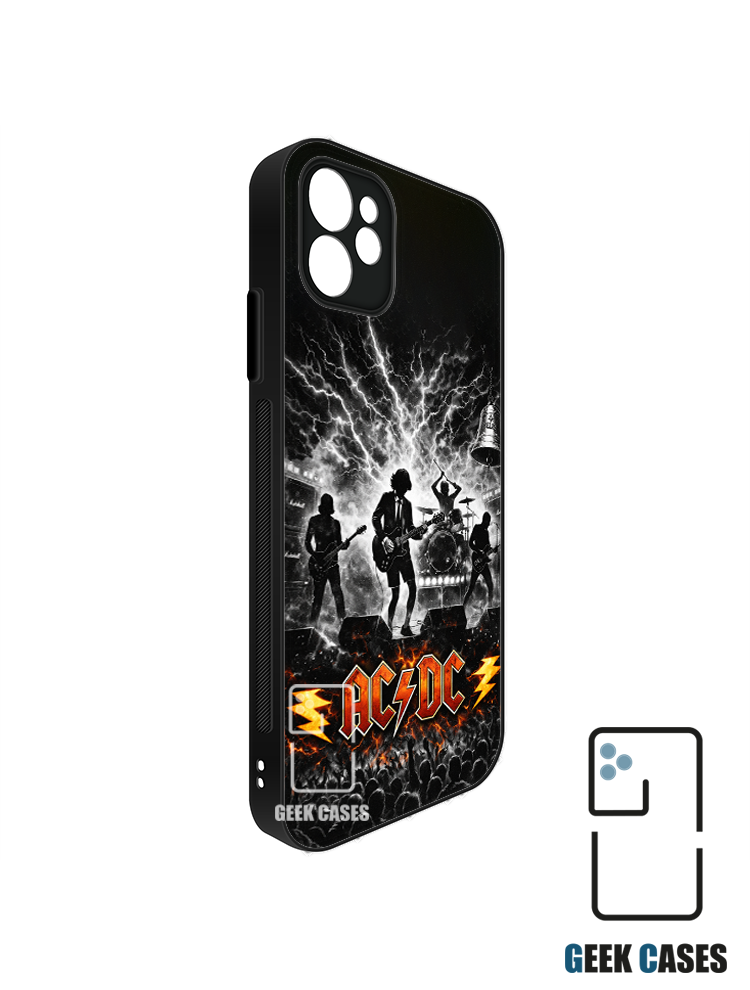 AC DC Bumper 2D 36 Funda Clásica Antigolpes AC/DC Riff Thunder - Imagen 1