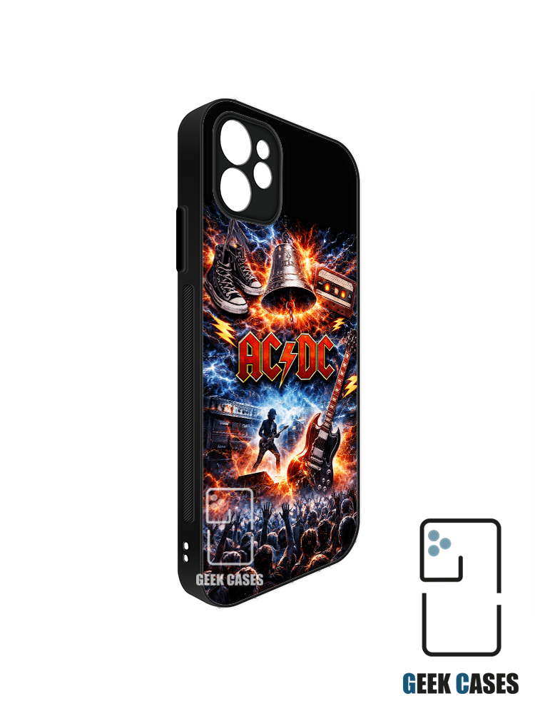 AC DC Bumper 2D 37 Funda Clásica Antigolpes AC/DC Rock Voltage - Imagen 1