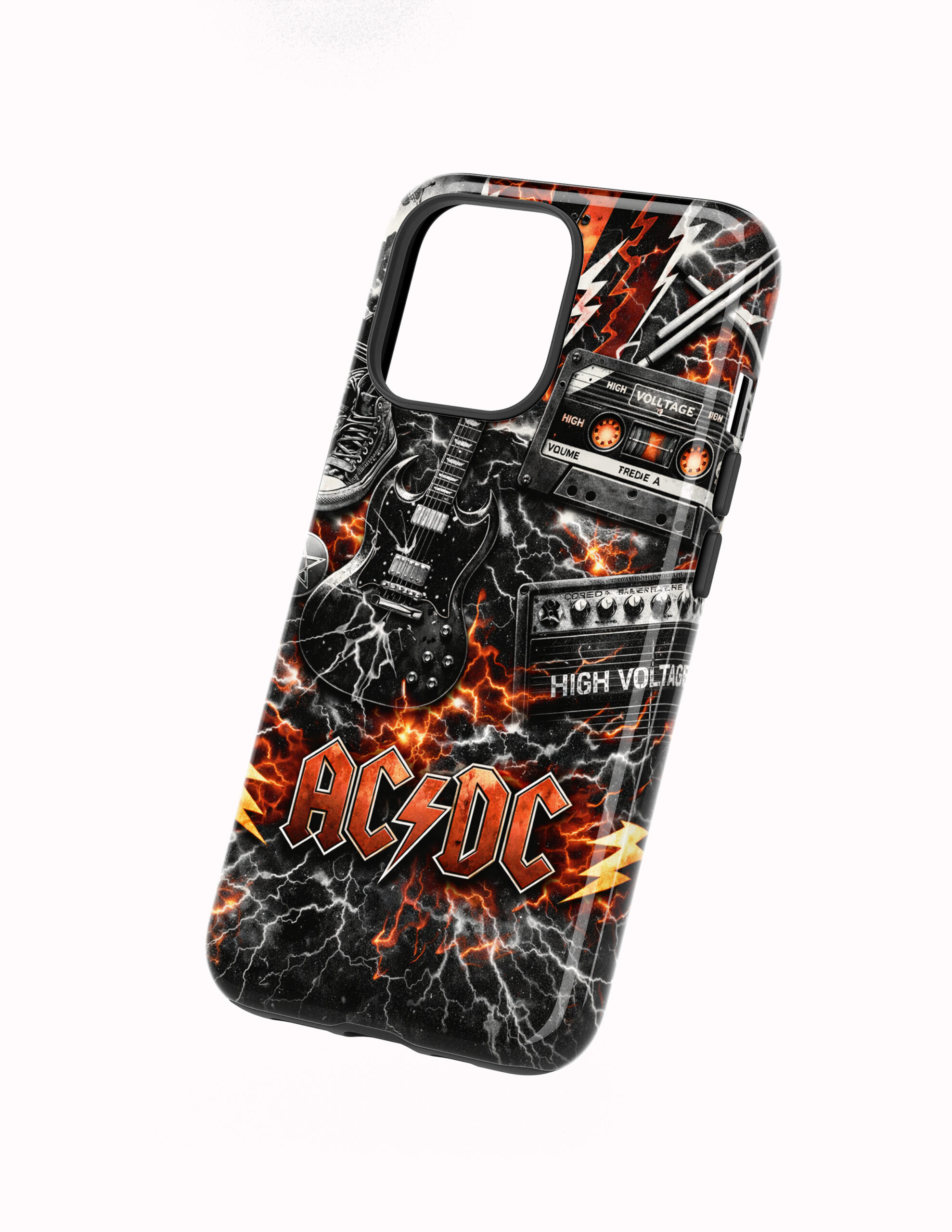 AC DC Full Color 34 Funda Full Color Doble Protección AC/DC Electric Thunder - Imagen 1