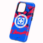 Funda Full Color Doble Protección Cruz Azul Balón Abstracto