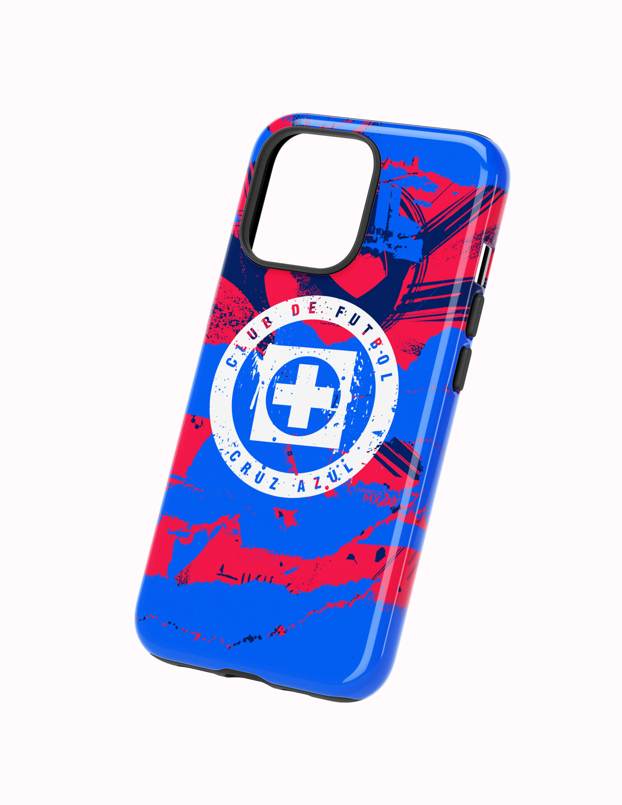 Abstracto Balon 3D Costado Cruz Azul Funda Full Color Doble Protección Cruz Azul Balón Abstracto - Imagen 1