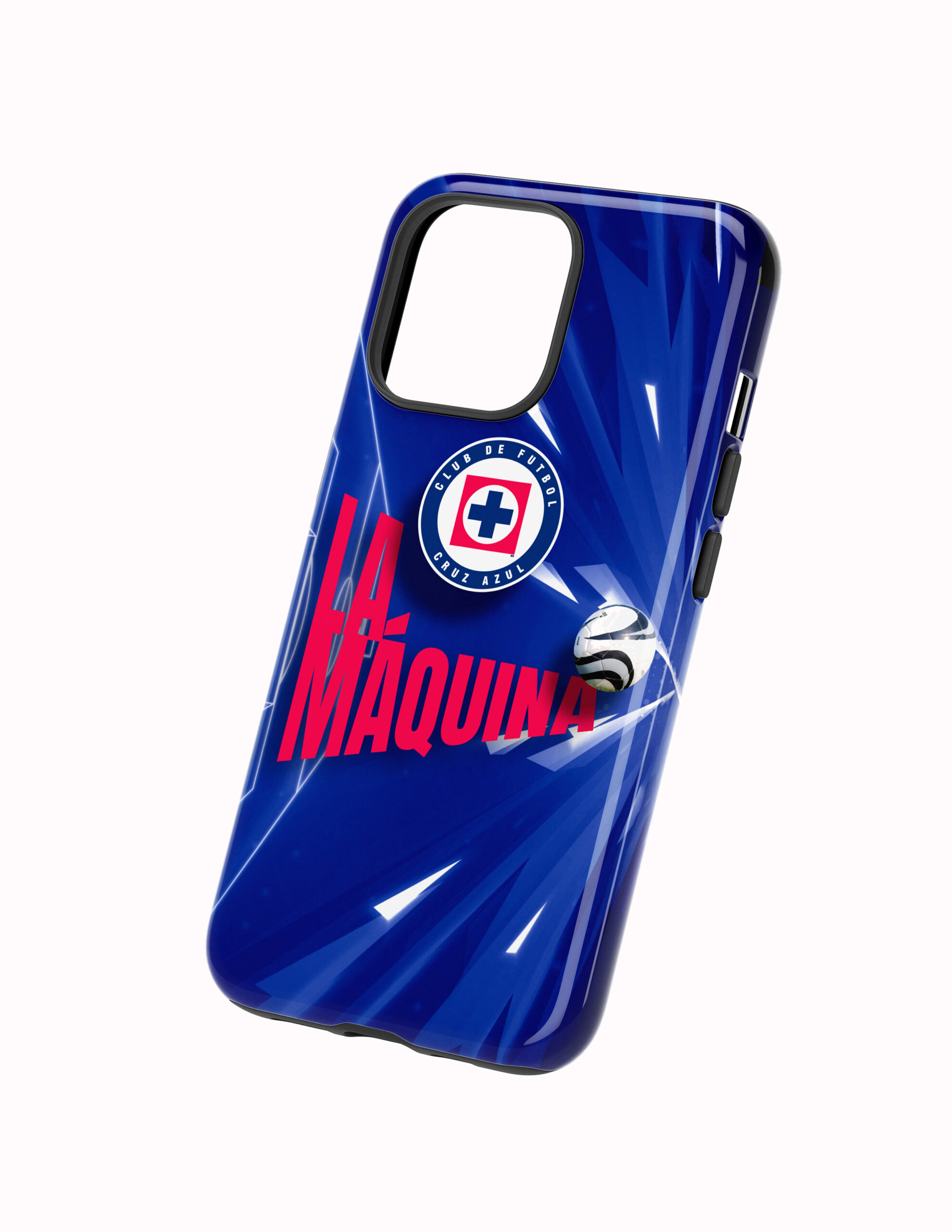 Apodos Costado 3D Cruz Azul Funda Full Color Doble Protección Cruz Azul La Maquina - Imagen 1
