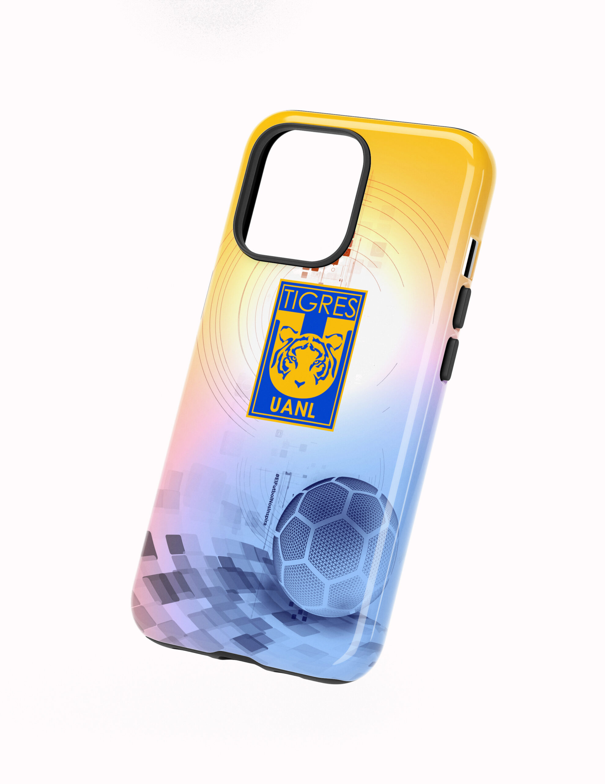 Brilloso Costado 3D Tigres Funda Full Color Doble Protección Tigres Balón Vibrante - Imagen 1