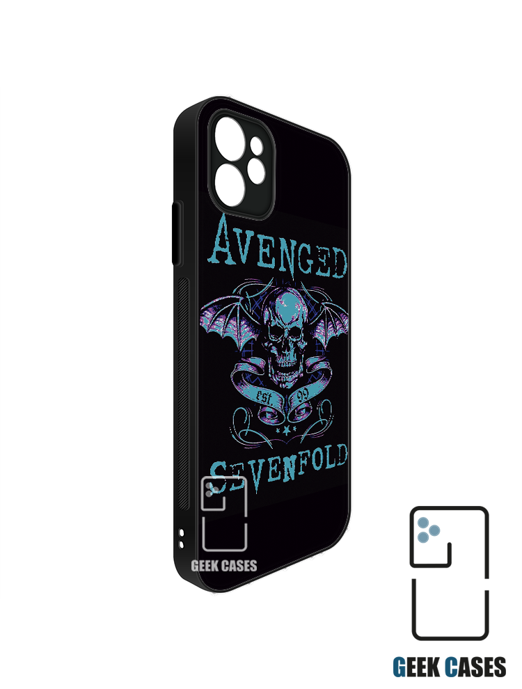 Bumper 2D Avenged Sevenfold 11 Funda Clásica Antigolpes Avenged Sevenfold Cosmic Chaos - Imagen 1