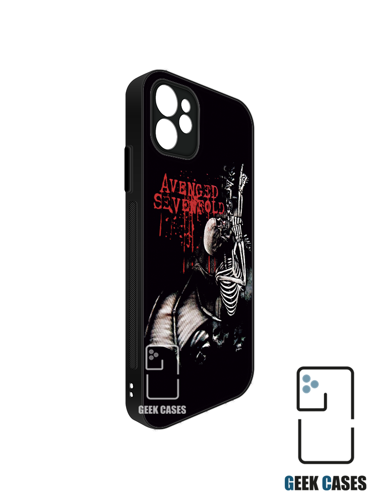 Bumper 2D Avenged Sevenfold 12 Funda Clásica Antigolpes Avenged Sevenfold Savage Throne - Imagen 1